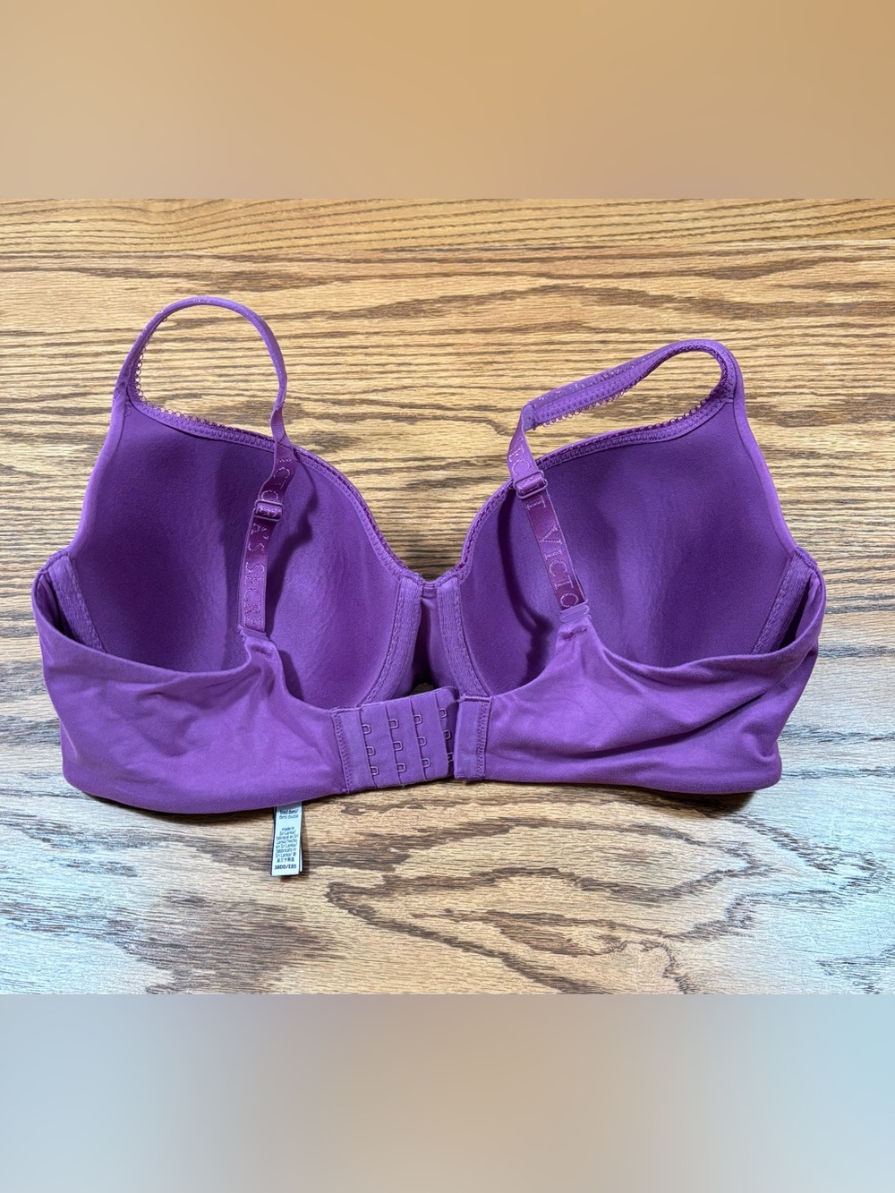 VICTORIA'S SECRET Lined Demi Bra Underwire Convertible Adjustable Straps Sz 38DD - Picture 2 of 7